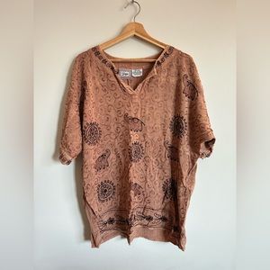 Vintage embroidered tunic